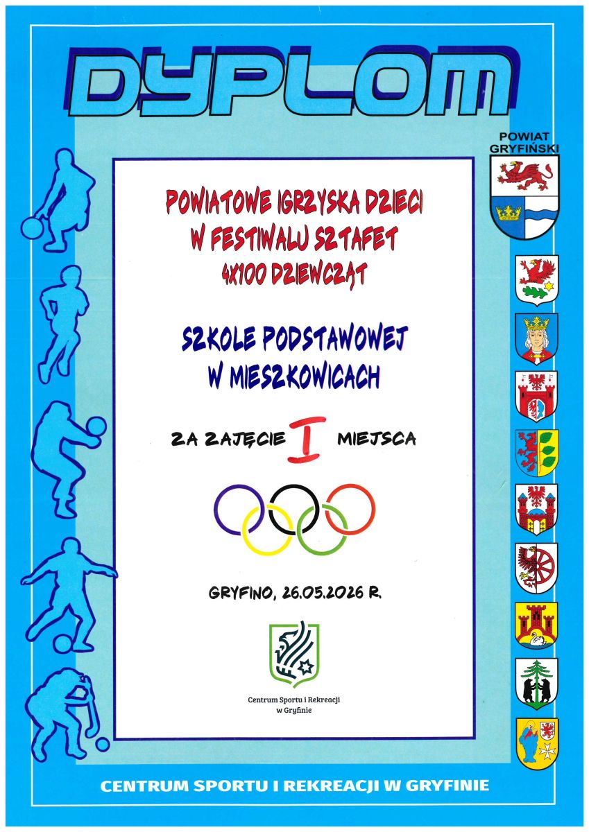 Zdjęcie: Powiatowe sukcesy naszych sztafet i awans do finałów wojewódzkich