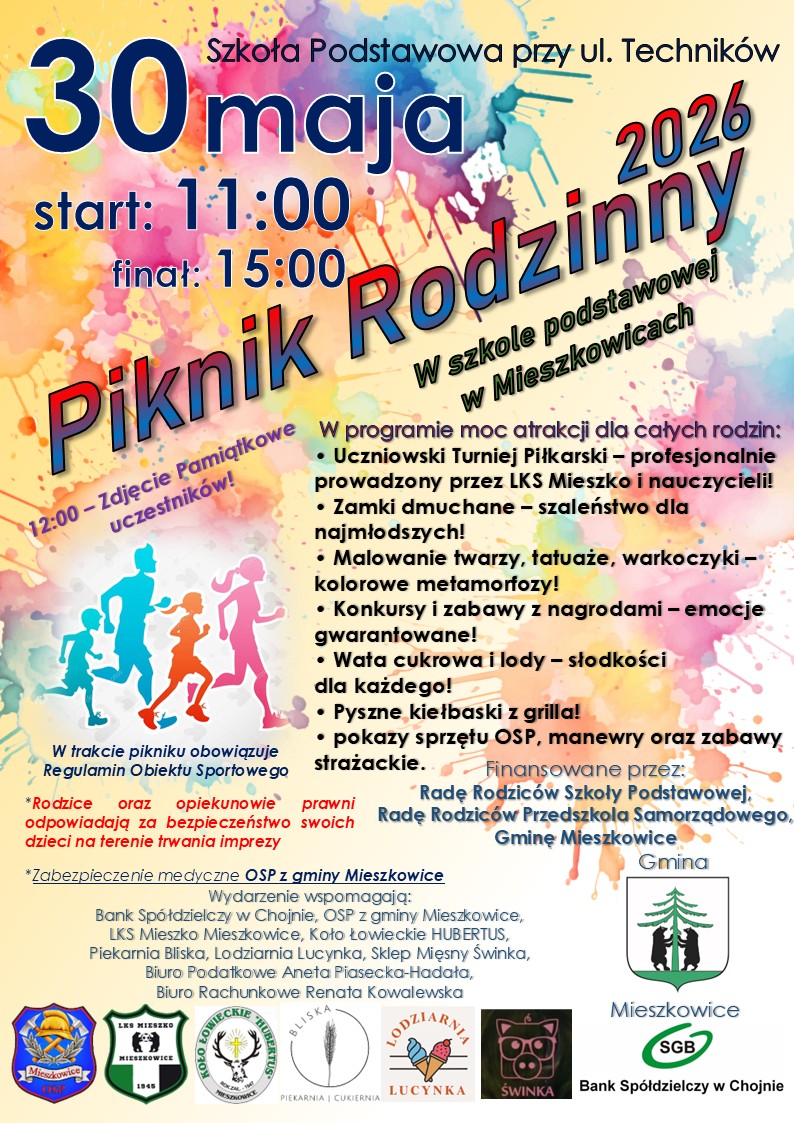 Zdjęcie: Zaproszenie na Piknik Rodzinny